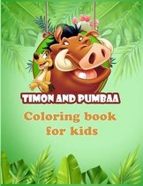 Timon and pumbaa coloring book for kids