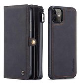 CaseMe Premium Portemonnee Hoesje iPhone 11 - Zwart