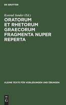 Kleine Texte F�r Vorlesungen Und �bungen- Oratorum Et Rhetorum Graecorum Fragmenta Nuper Reperta