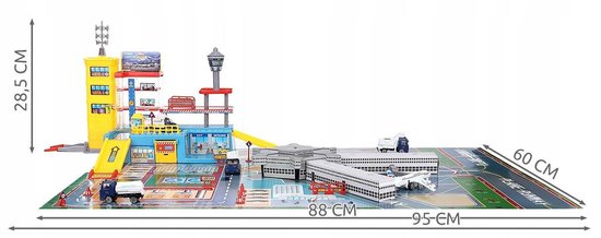 Speelgoed Luchthaven Vliegveld Set - Speelmat Met Airport Accessoires -  Playing Mat... | bol.com