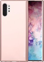 GOOSPERY i-JELLY TPU schokbestendig en kras-hoesje voor Galaxy Note 10+ (rosÃ©goud)