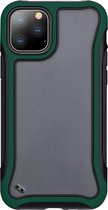 Voor iPhone 11 Blade Series transparant acryl beschermhoes (donkergroen)