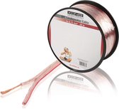 König KN-LSP02R-50 Luidsprekerkabel Op Rol 2x 0.75 Mm² 50.0 M Transparant