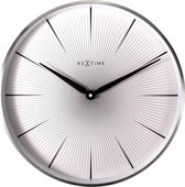 NeXtime NE-3511WI Wandklok 2 Seconds Ø 40 Cm Wit