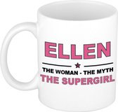 Ellen The woman, The myth the supergirl cadeau koffie mok / thee beker 300 ml