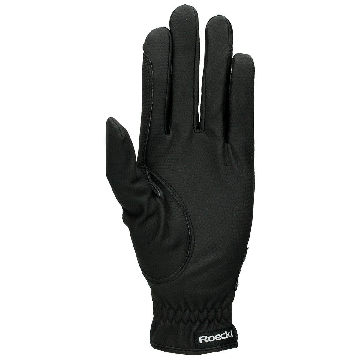 Handschoen RoeckGrip Black 6 Paardrij handschoenen