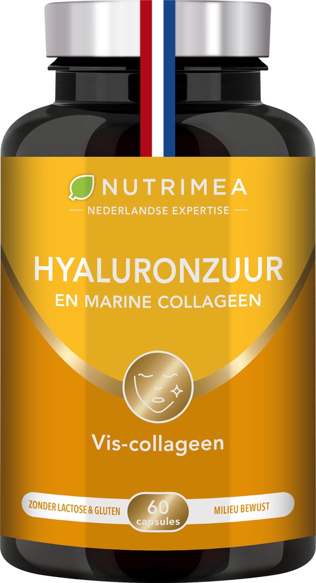 Collageen - Hyaluronzuur - 135mg - anti-aging - NUTRIMEA - 60 caps