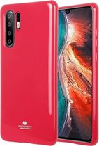 GOOSPERY PEARL JELLY TPU Anti-fall and Scratch Case voor Huawei P30 Pro (Rose Red)