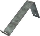 GoudmetHout Industriële Plankdrager L-vorm 20 cm - Per stuk - Staal - Zonder Coating - 4 cm x 20 cm x 15 cm