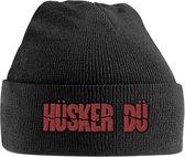 HÃ¼sker DÃ¼ Beanie muts Red Logo Embroidered Zwart