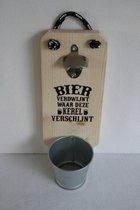 Bieropener - Flesopener - Bier verdwijnt - Cadeau - Vaderdag