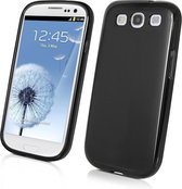 Muvit MiniGel Case Glazy Zwart voor Samsung Galaxy S3