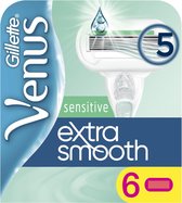Gillette Venus Sensitive Extra Glad Scheermesjes Vrouwen - 6 stuks