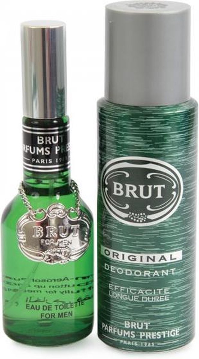 Goedkoopste Brut Original Eau de Toilette LUXE 100 ML & Deo Spray - Set