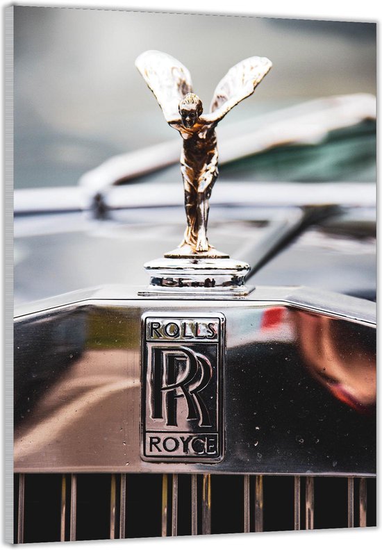 Plexiglas –Rolls Royce Logo– 60x90cm (Wanddecoratie op Plexiglas) | bol.com