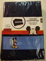 Mickey Mouse Disney handdoeken -  50  x 100 cm - Set van 2 stuks
