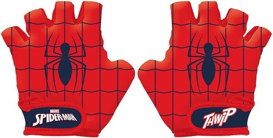 Gants de cyclisme Disney Spider-man Boys Pe / elastane Red Mt S