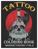 Tattoo Coloring Book Midnight Edition