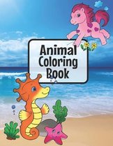 Animal coloring book