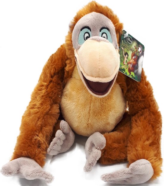 Disney Jungle Book Peluche Animal Roi Loui Singe - 25 cm | bol.com