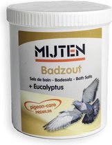 Mijten Duiven Badzout Aviator Eucalyptus - Atlantisch Zeezout - Opent Luchtwegen en Reinigt Verenkleed - 1kg