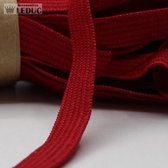 10 meter gekleurde elastiek 6mm – rood