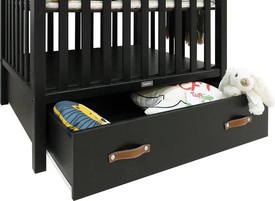 Bopita Box Kai Met Lade - 95x75 cm. - Matte Black - Bopita