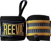 Reeva Wrist Wraps Goud - Wrist Wraps geschikt voor Fitness, Crossfit en Krachttraining - Wrist Wraps voor Heren en Dames