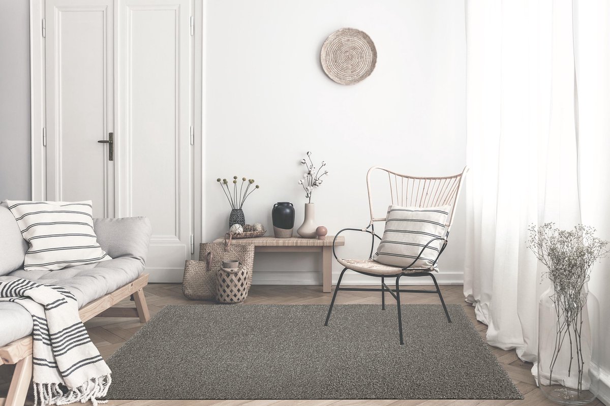 Egrass RAINBOW Kunstgras tapijt - 133x200cm - 25mm - Smokey Taupe