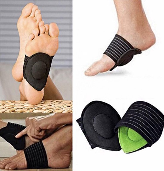 JEYORZY 3 paar middenvoetkussens voor dames, antislip gel