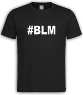 Zwart T Shirt #BLM ( Maat M )