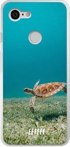 Google Pixel 3 Hoesje Transparant TPU Case - Turtle #ffffff