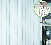 Spirella Vento - Douchegordijn - Multi - Polyester - 180 x 200 cm | DOUCHEGORDIJN + RINGEN