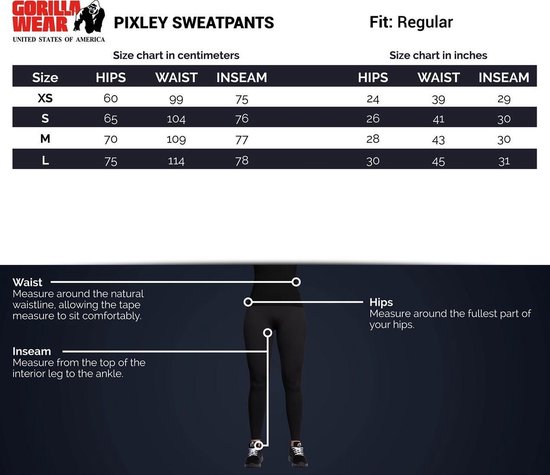 Gorilla Wear Pixley Joggingbroek - Grijs - S van Gorilla Wear — afbeelding 5