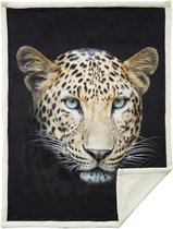 Sherpa plaid 150x200 cm PANTHER - 100% polyester