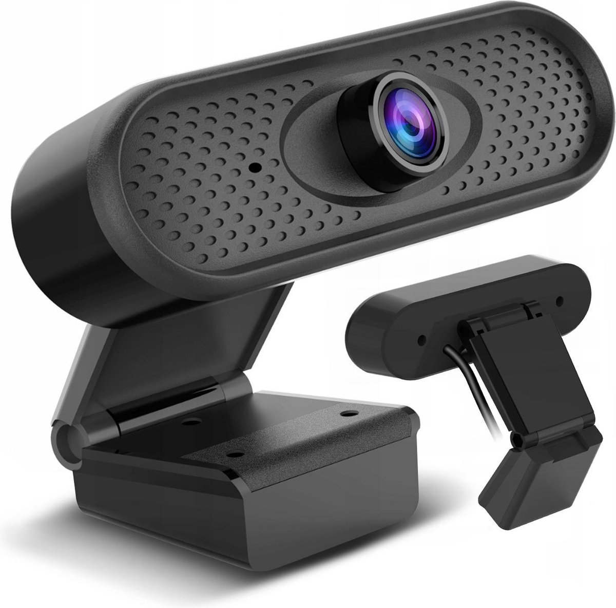 USB-webcam met microfoon en bevestigingsclip Full HD 1080P computercamera PC thuiskantoor 25 fps 1,7 m kabel NanoRS RS680