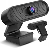 Bol.com USB-webcam met microfoon en bevestigingsclip Full HD 1080P computercamera PC thuiskantoor 25 fps 17 m kabel NanoRS RS680 aanbieding