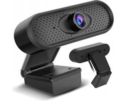 USB-webcam met microfoon en bevestigingsclip Full HD 1080P computercamera PC thuiskantoor 25 fps 1,7 m kabel NanoRS RS680