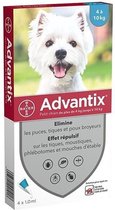 ADVANTIX 4 antiparasitaire pipetten - Voor kleine honden van 4 tot 10 kg