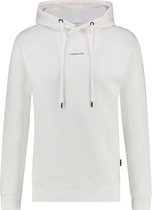 Purewhite - Heren Regular Fit Essential Hoodie - Wit - Maat XS