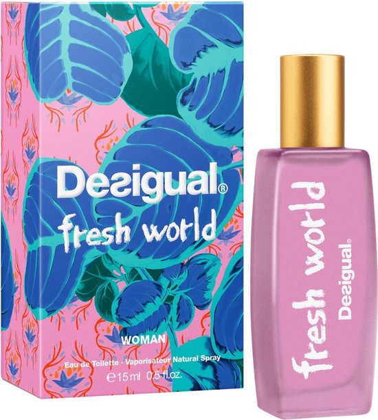 Desigual Fresh World Eau De Toilette 15ml Spray 