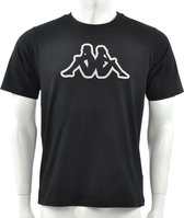 Kappa - T-shirt Logo Cromen - Zwart T-shirt - S - Zwart