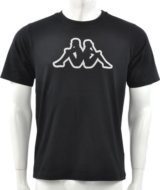 Kappa T-shirt Logo Cromen - Zwart - S - Zwart | bol.com