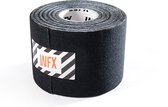 PREMIUM Kinesiologie Tape - Sporttape - 100% geweven katoen / waterbestendig - rollengte 5m, breedte 5cm - zwart