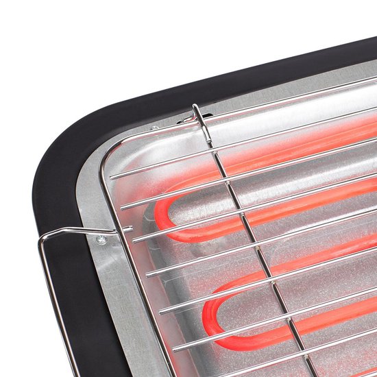 Tristar BQ-2883 Elektrische Barbecue Staand - Te gebruiken als Tafel BBQ - Regelbare Thermostaat - 2000 Watt - Afbeelding 4