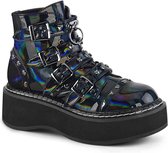 Demonia Enkellaars -42 Shoes- EMILY-315 US 12 Zwart