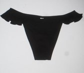 Underprotection - Bikini Broekje - Kleur Zwart - Maat XL