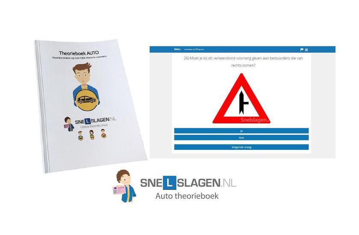 Auto Theorieboek 2021 - Rijbewijs B - Inclusief online autotheorie