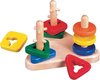 Afbeelding van het spelletje Gogo Toys Turn-N-Sort houten educatieve speelset - leeftijd 2+ jaar