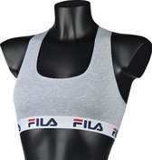 Fila Woman Bra Elastic Band Sportbeha Grijs maat XS